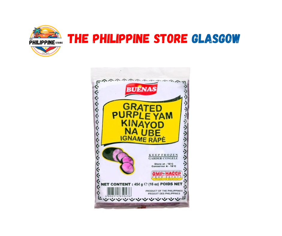 Buenas Grated Purple Yum/Kinayod na Ube (454g)