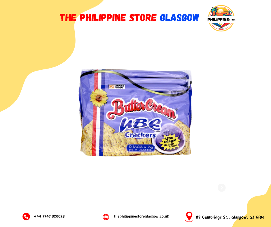 Butter Cream Ube Crackers (10x25g)