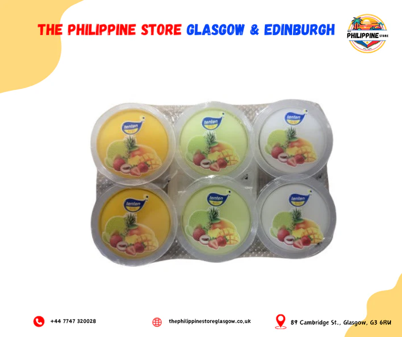 TenTen Mixed Fruit Flavour Jelly Pudding 6X80g