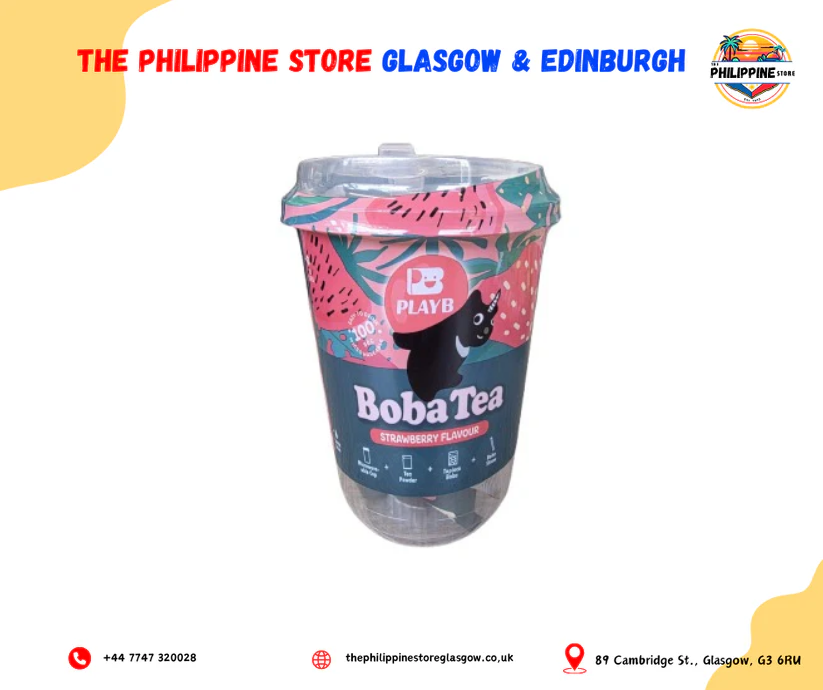 BOBA TEA CUP STRAWBERRY 85G