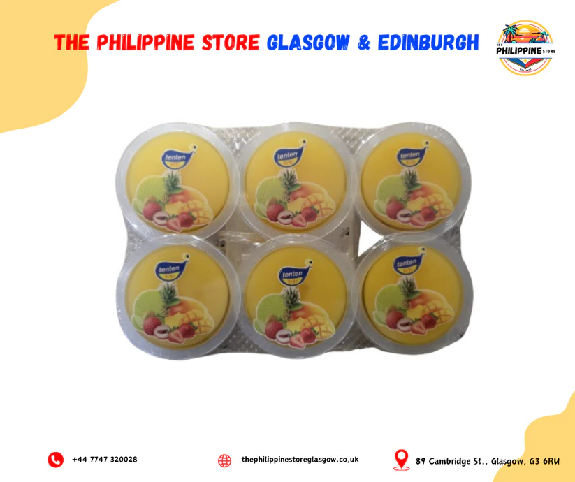 TenTen Mango Flavour Jelly Pudding 6X80g