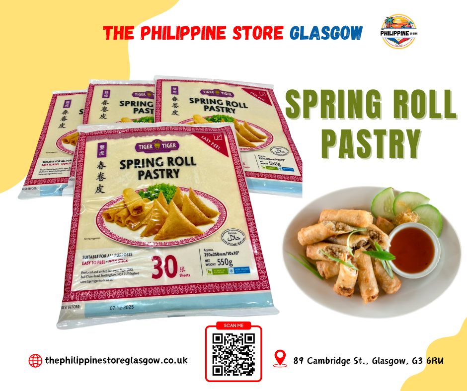 Tiger Tiger Spring Roll Pastry Large 30 sheets (550g)
