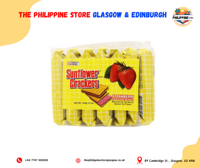 Sunflower Biscuit Strawberry 7x27g