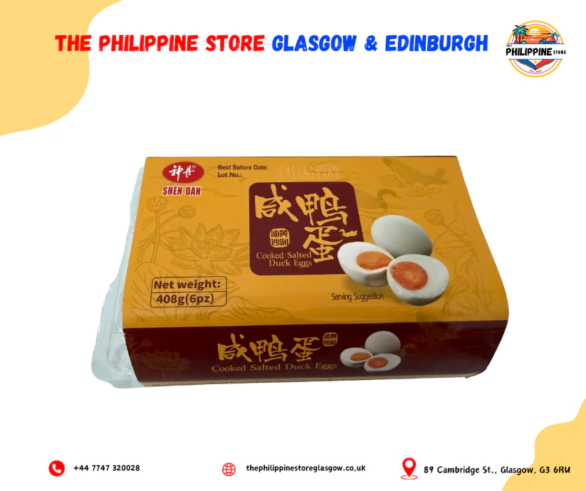SD COOKED SALTED DUCK EGG (6PCS) 408G