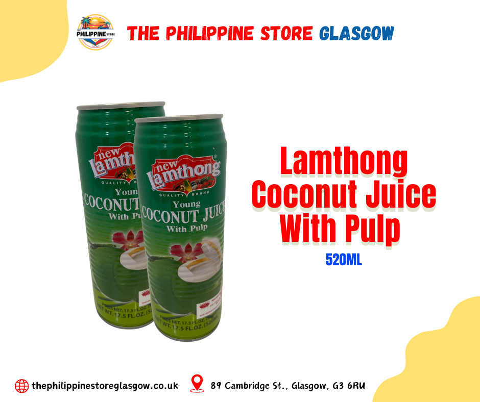 Lamthong Coconut Juice With Pulp 520ml