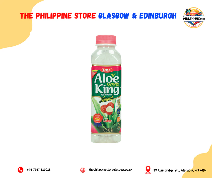 Okf Aloe Vera King Juice Lychee 500ML