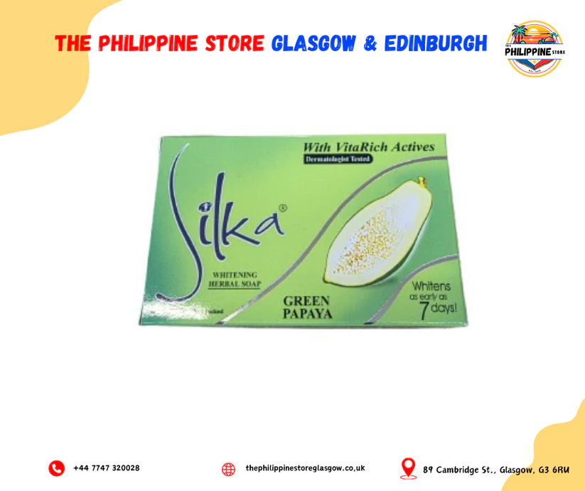 SILKA GREEN PAPAYA SOAP 135G