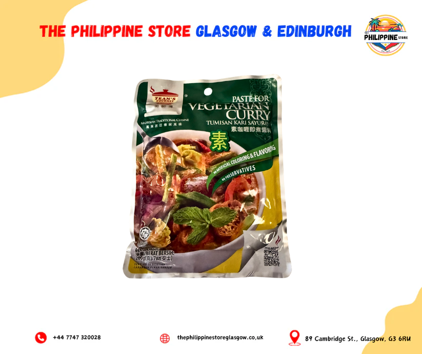 TG VEGETABLE CURRY PASTE 200G