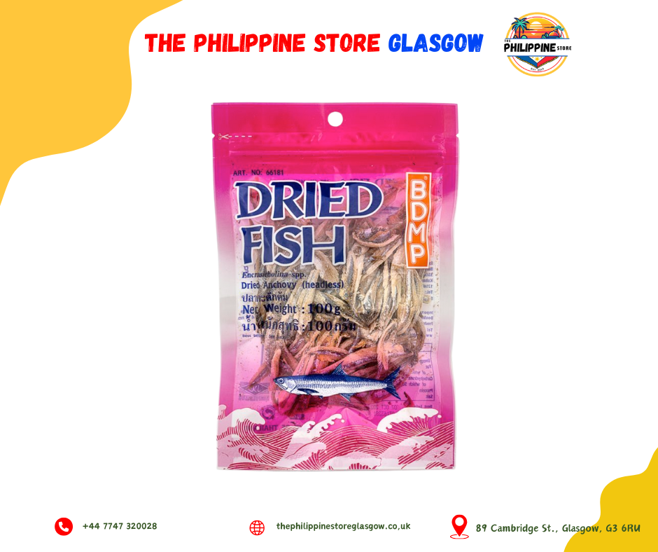 Frozen BDMP Dried Anchovy Headless 100g