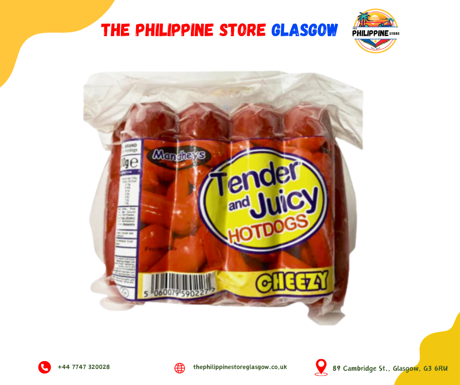 Mandheys Tender & Juicy Cheesy Pork Hotdog 500g