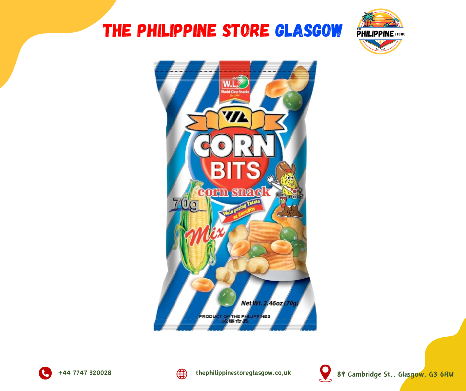 Cornbits Mixed Nuts Peas Corn Bisquits 70g