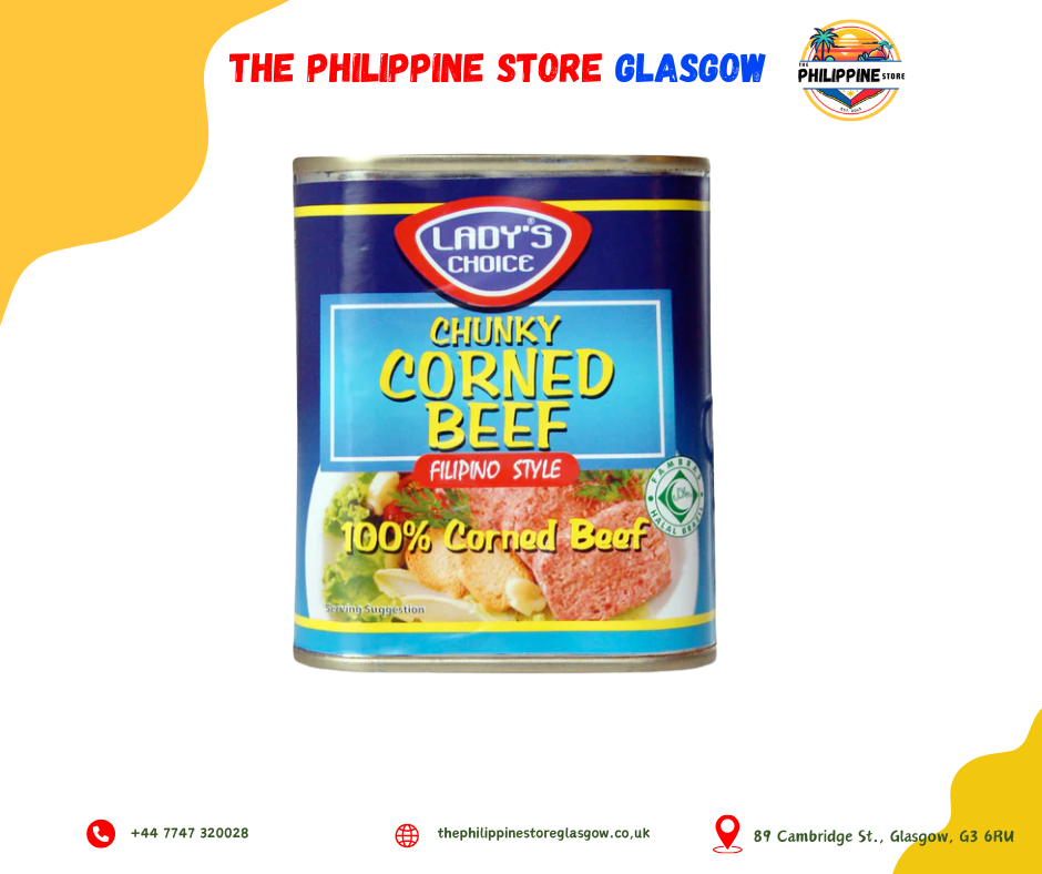 Lady's Choice Chunky Corned Beef-Filipino Style 340g