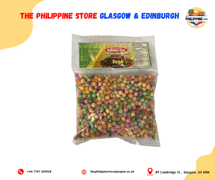 Malabon`s Best Tapioca Pearl Coloured Sago Big 250g