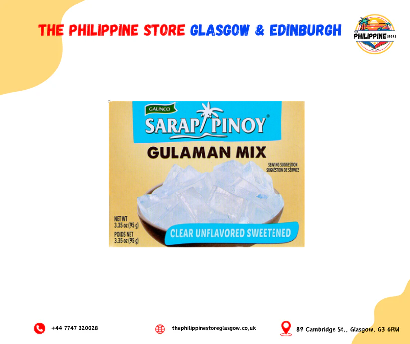Galinco SARAP PINOY Gulaman Mix Clear Unflavored Sweetened
