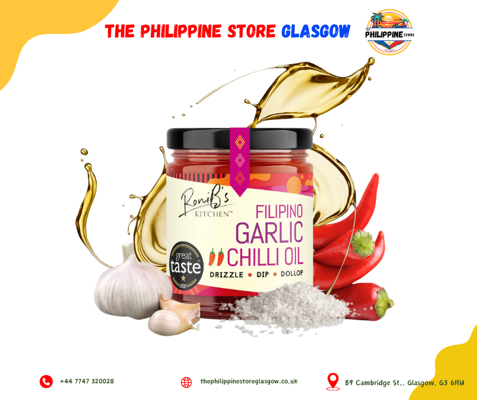 Filipino Style Garlic Chilli Oil - Roni B's Kitchen