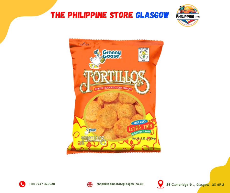 Granny Goose Tortillos Cheese 100g
