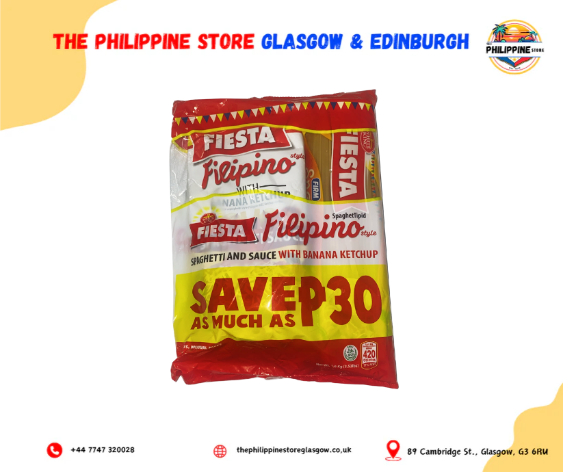Fiesta Filipino Style Spaghetti and Sauce with Banana Ketchup 1.6kg