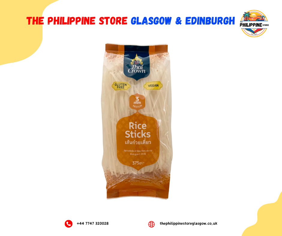 Thai Crown Noodle Rice Stick 3mm 375g