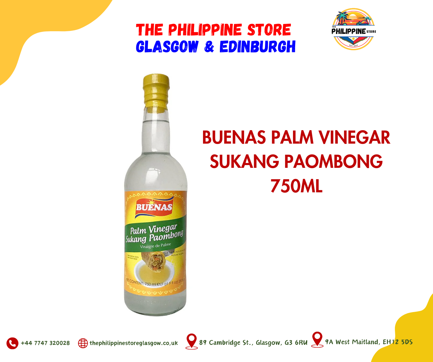 Buenas Palm Vinegar 750ml