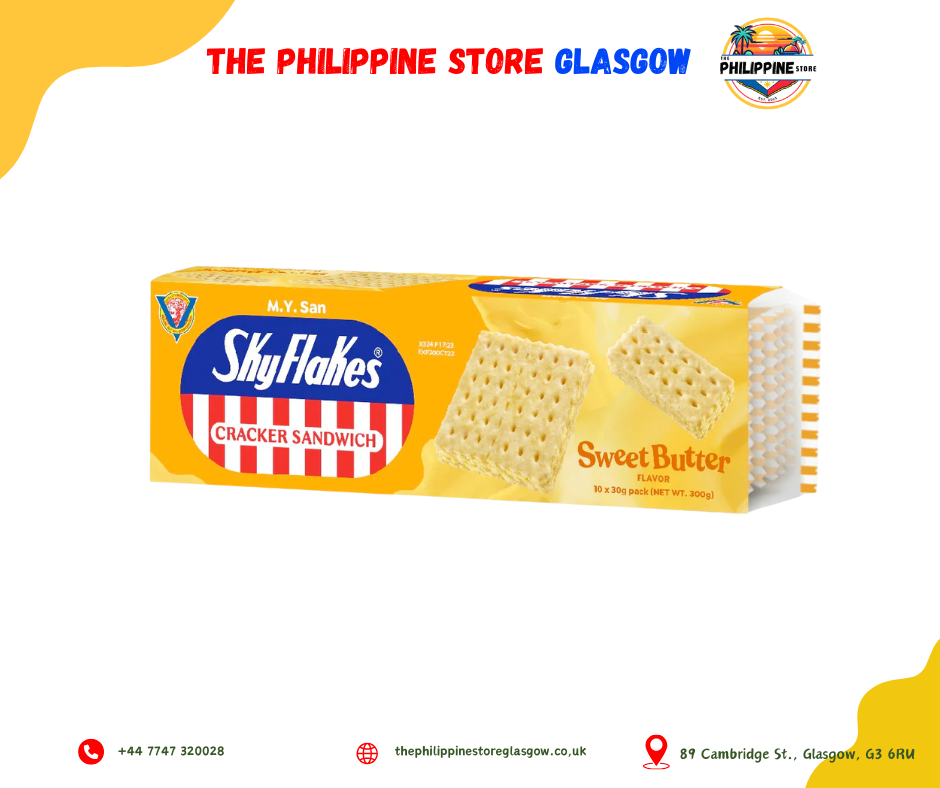 M.Y.San Skyflakes Crackers Sweet Butter 10x30g