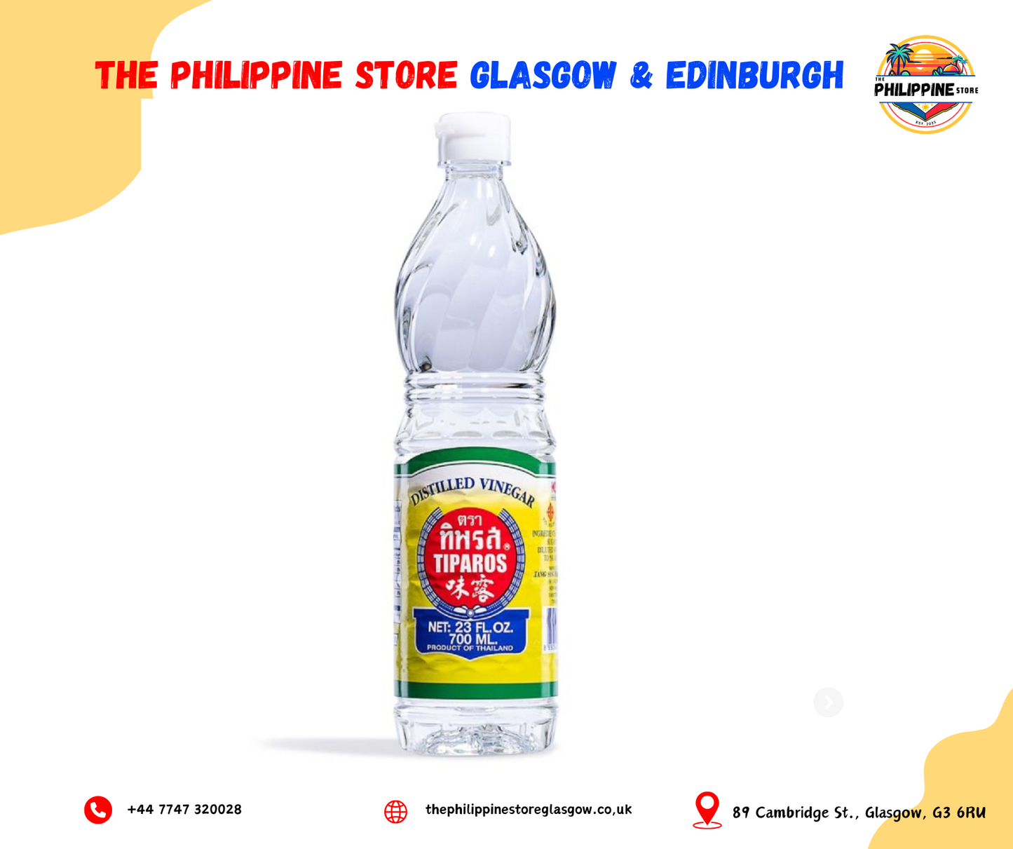 Tiparos Distilled Vinegar 700mL