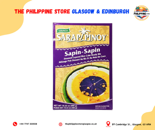 GALINCO SAPIN SAPIN MIX (STEAMED LAYERED RICE CAKE MIX) 460G