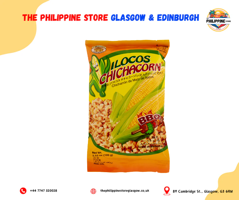 ILOCOS CHICHACORN BBQ FLAVOR	100G