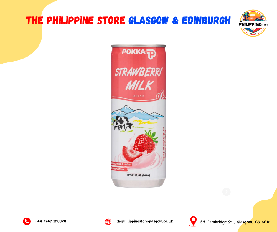 Pokka Strwberyy Milk Can 240ml