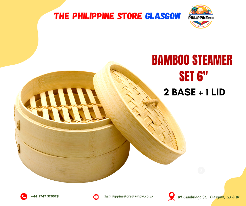 Bamboo Steamer Set 6"