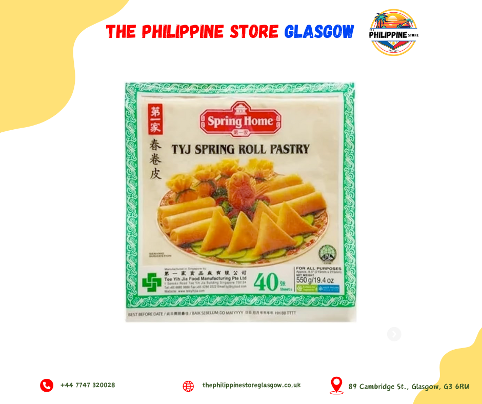 Tiger Tiger Spring Roll Pastry Medium 30 sheets (550g)