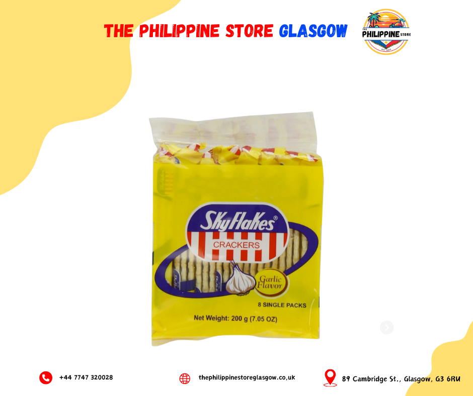 M.Y.San Skyflakes crackers Garlic (10x25g)