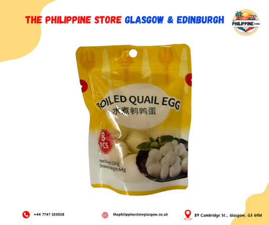 SD BOILED QUAIL EGGS 150G