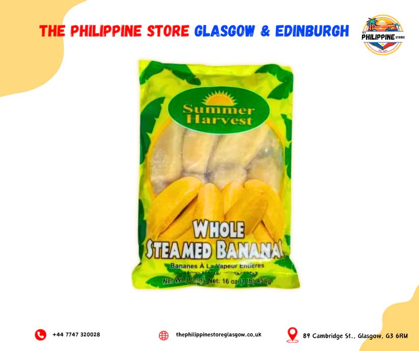 LUCIA SUMMER HARVEST WHOLE STEAMED BANANA 16oz 454G