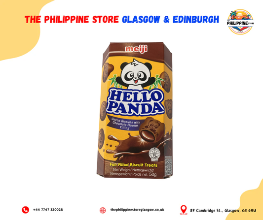 Meiji Hello Panda Cocoa Biscuits Double Chocolate 50G