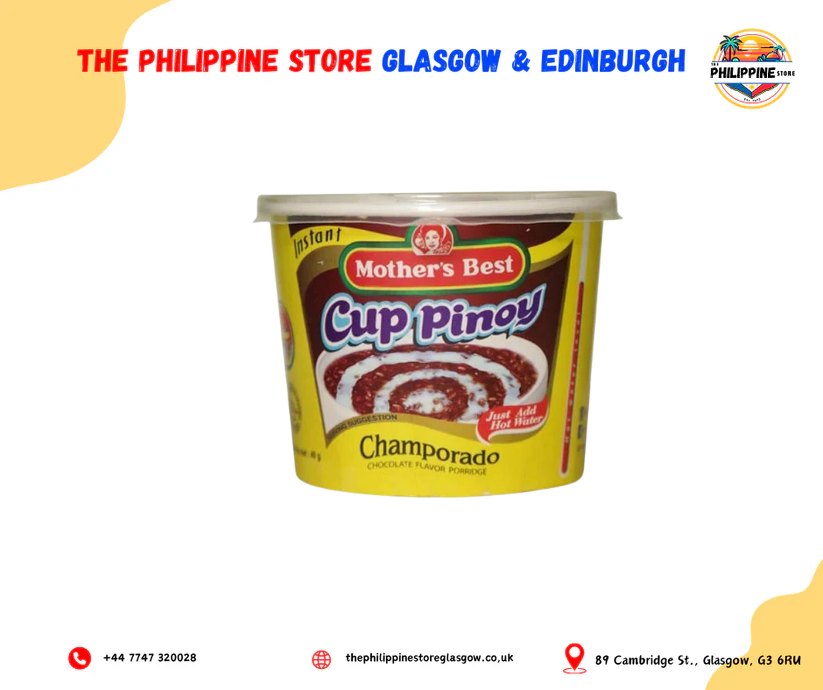 MOTHER'S BEST INSTANT CHAMPORADO CUP (JUST ADD HOT WATER)	40G