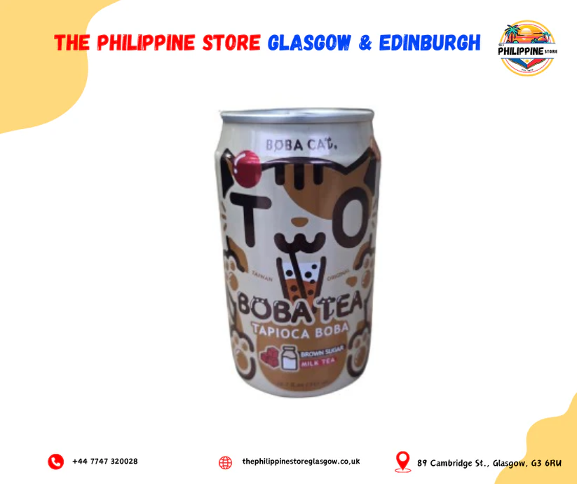 Boba Cat brown sugar bubble tea 315ml