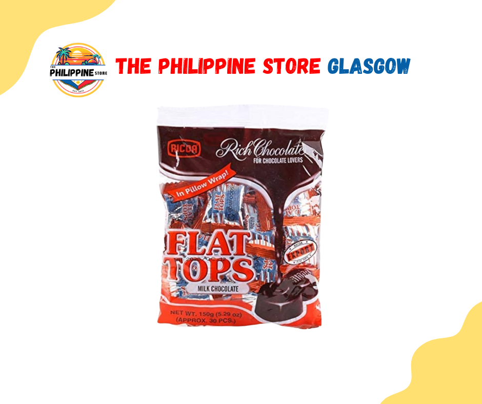 Ricoa Flat Tops Milk Choco 150g