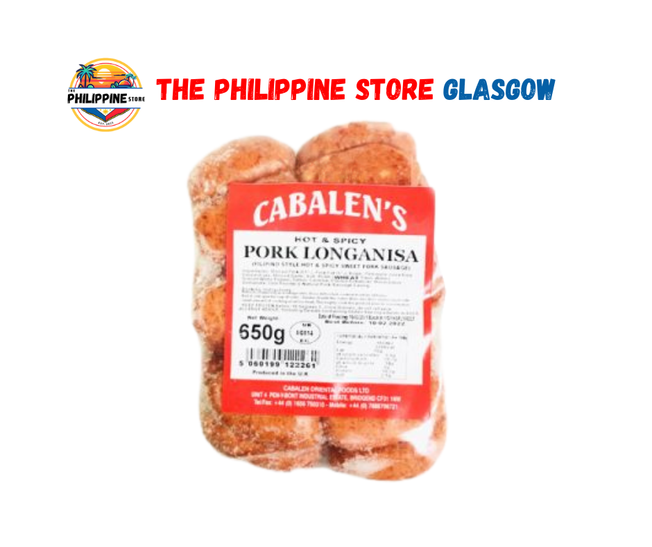 Cabalen's Pork Longanisa Hot&Spicy 650g