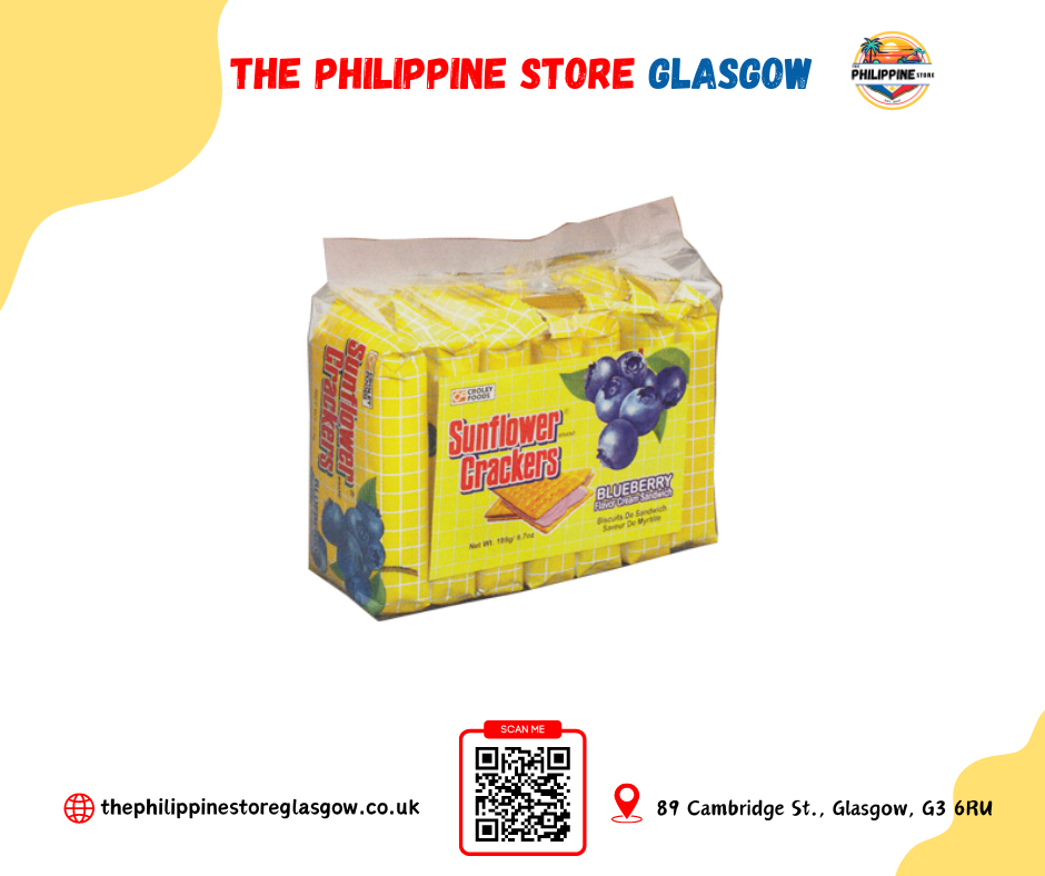 Sunflower Crackers Cream Sandwich Blueberry 190g