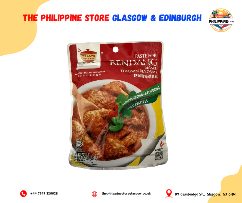 TG DRY CURRY PASTE FOR MEAT (RENDANG) 200G