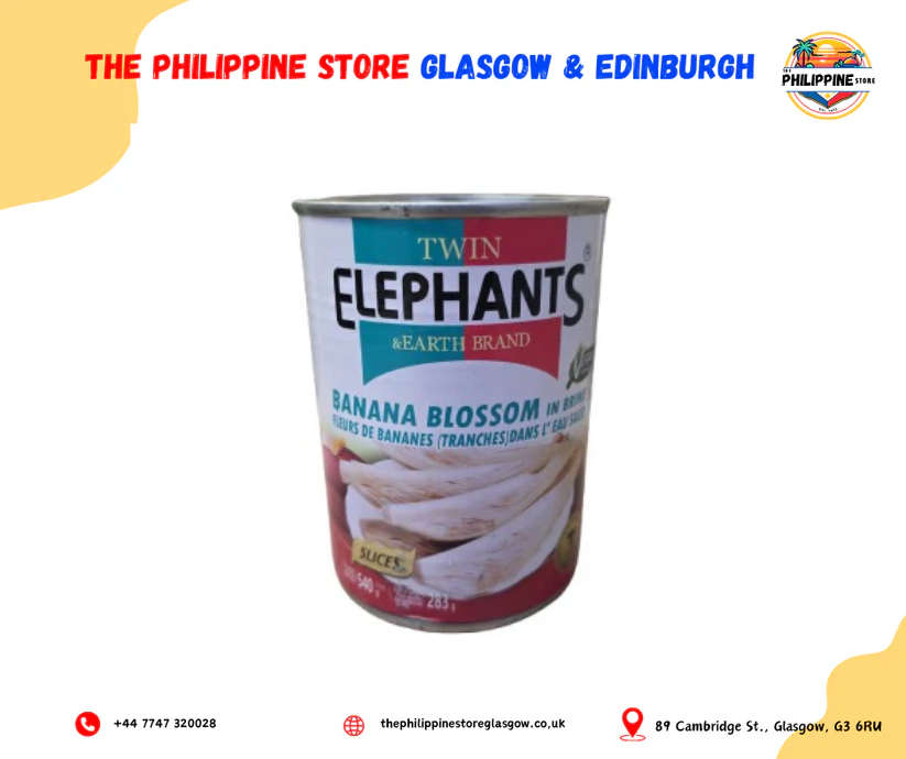 Twin Elephant Banana Blossom In Brine 540g