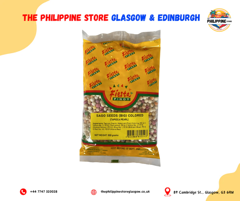 FIESTA PINOY SAGO (BIG) COLORED 500G