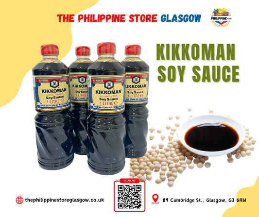 Kikkoman Naturally Brewed Soy Sauce 1L