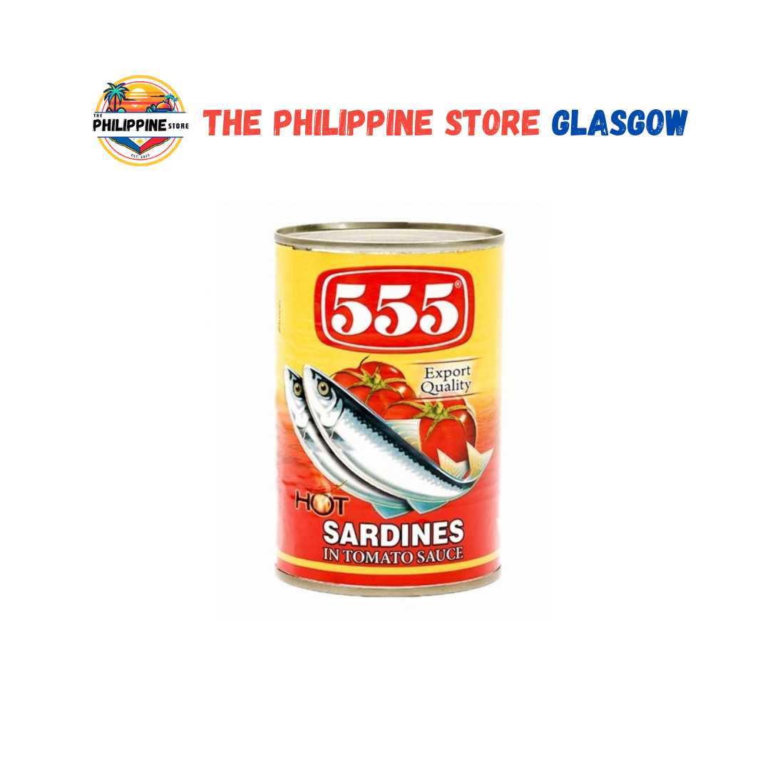 555 Sardines in Hot Tomato Sauce 155G