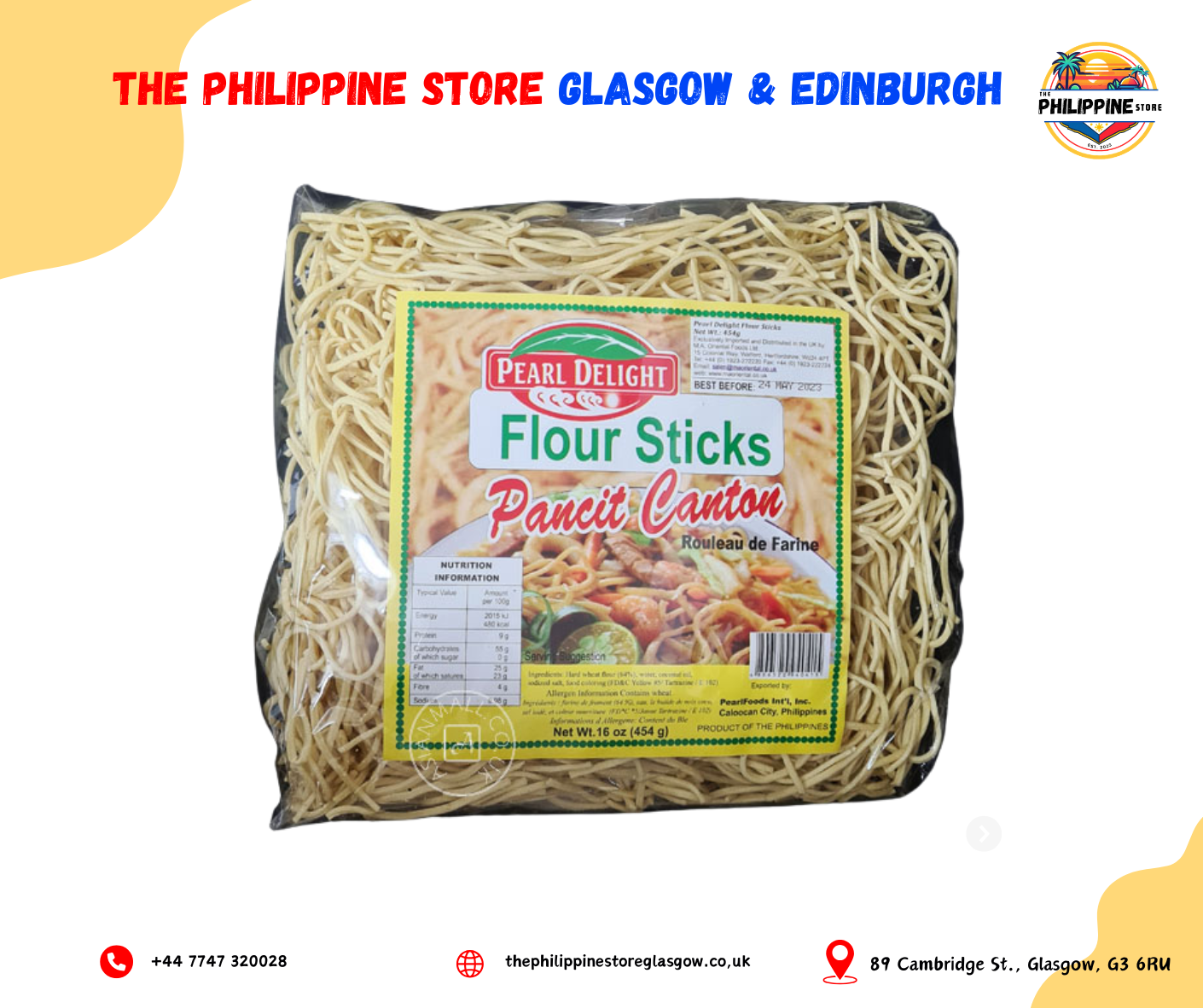 Pearl Delight Pancit Canton 454g