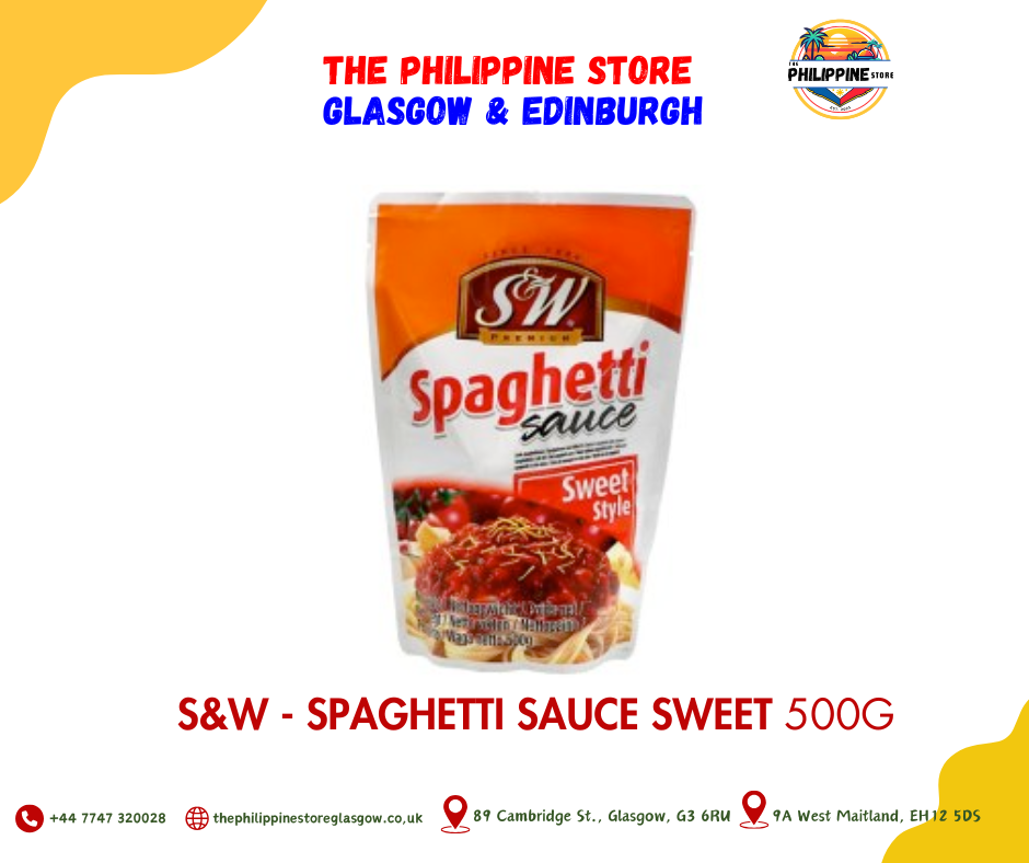 S&W SPAGHETTI SAUCE SWEET STYLE 500G