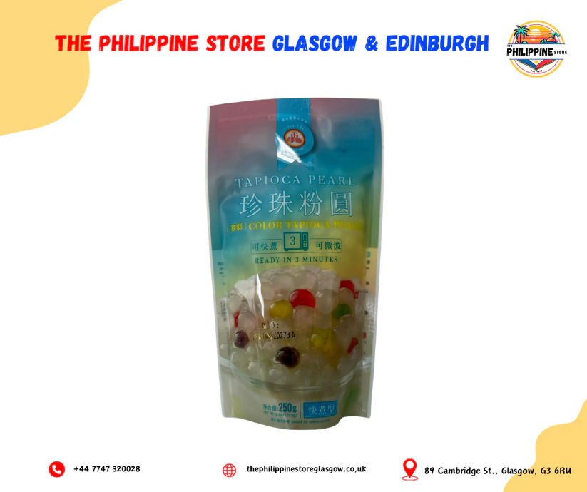 WFY TAPIOCA PEARL - ASSORTED COLOR 250G