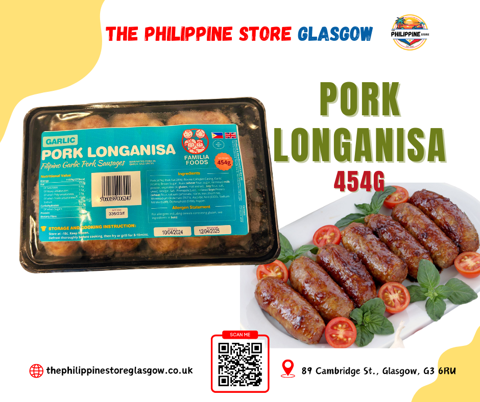 Familia Foods Garlic Longanisa 454g