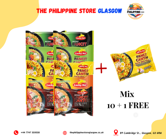 LUCKY ME PANCIT CANTON ASSORTED 10+ 1