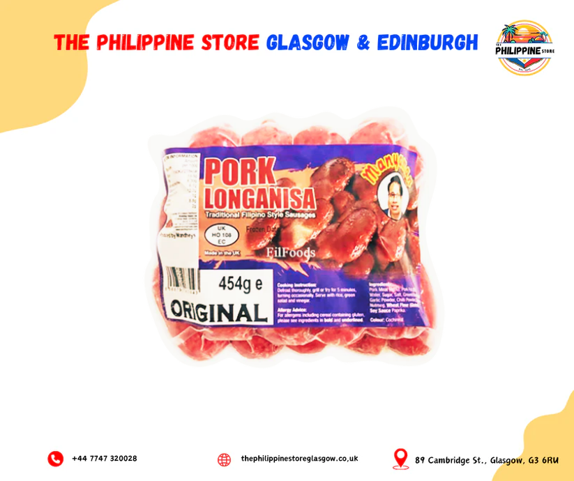 Manyaman Skinless Pork Longanisa (454g)